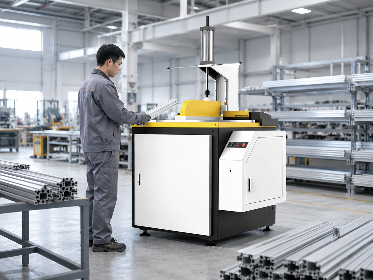 Industrial aluminum profile factory application