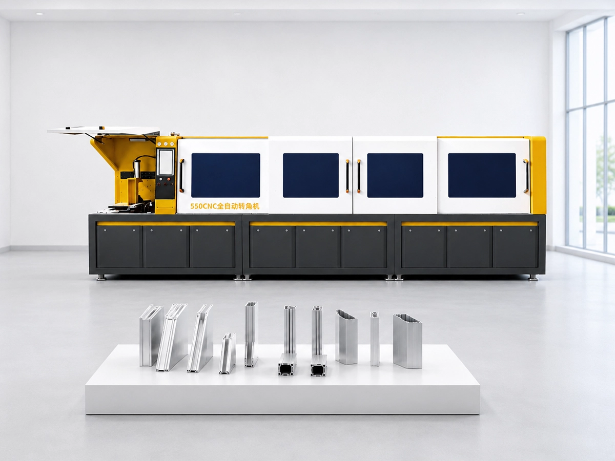 Jiurun JR-550CNC-CORNER multi-angle aluminum cutting machine