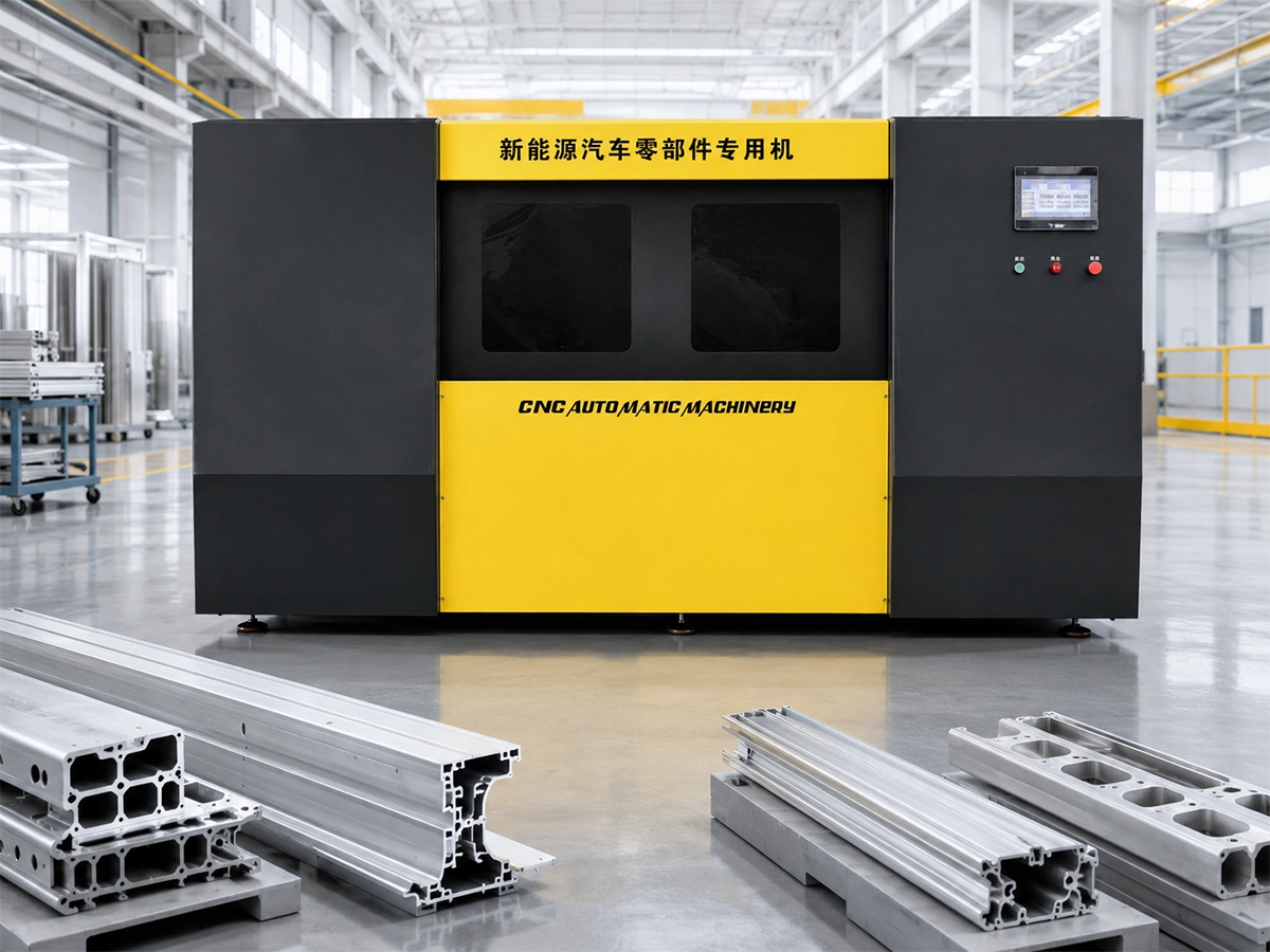 Jiurun JR-505CNC aluminum cutting machine for new energy vehicle profiles