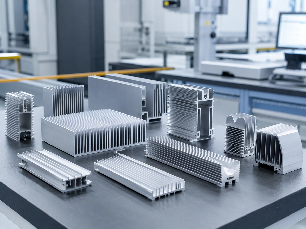 Thin-wall aluminum heat sink cutting application