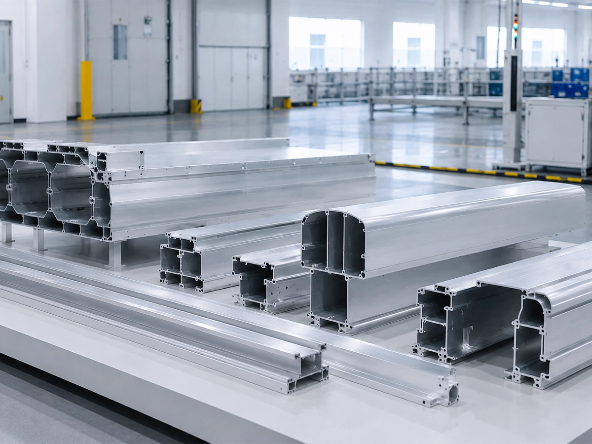 Rail transit aluminum component cutting application