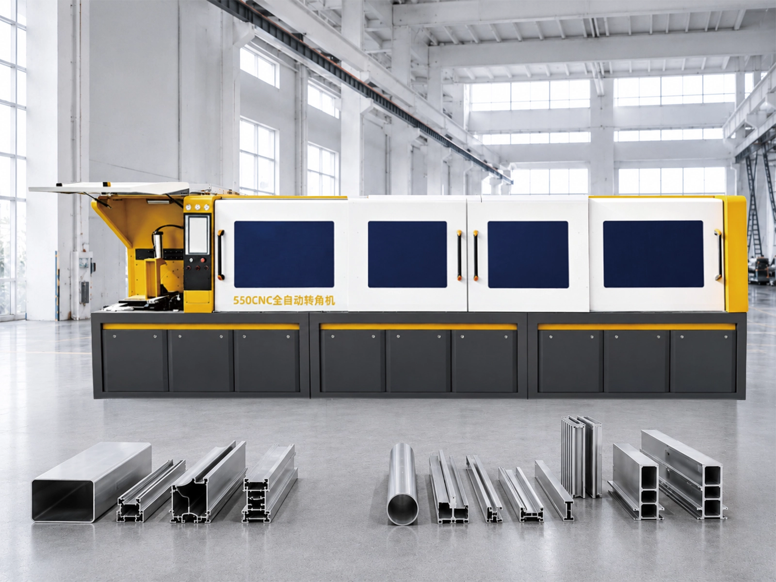 Jiurun factory aluminum cutting machine test video