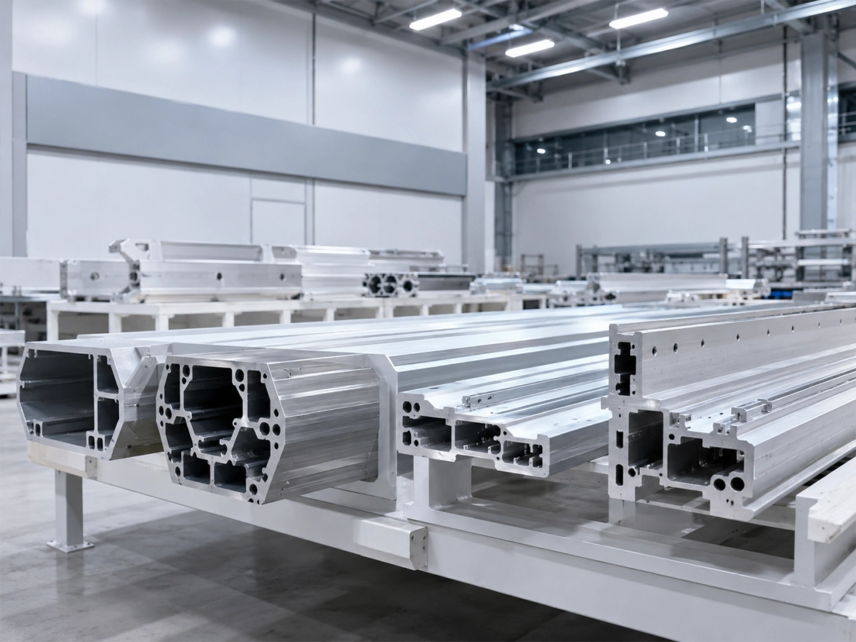 Rail transit aluminum structural profiles and long extrusions in an industrial factory