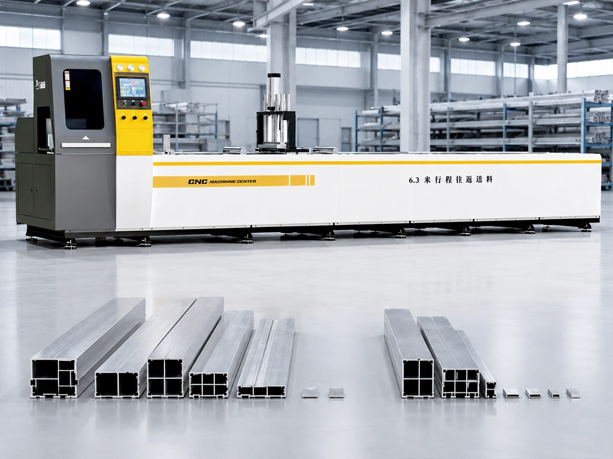 Jiurun material-saving aluminum cutting machine for short-tail batch cutting