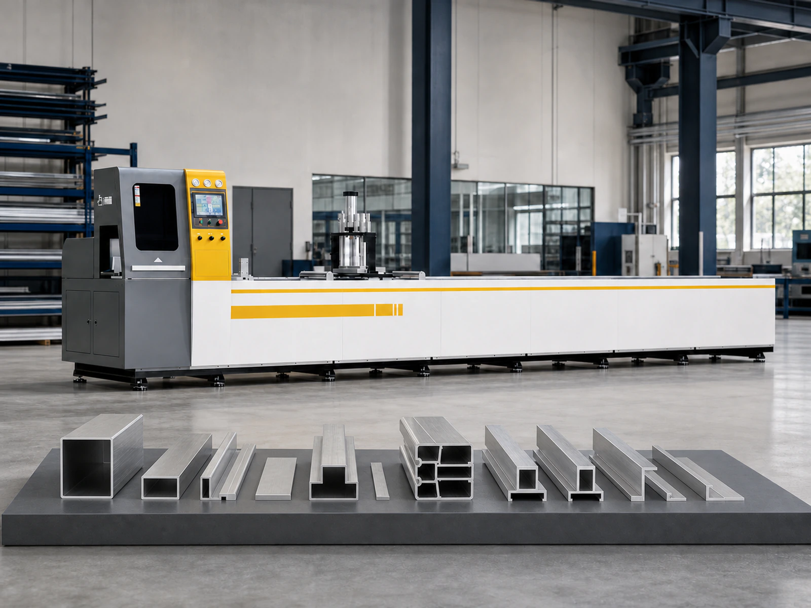 JR-650CNC-3A-1S zero-tail aluminum cutting machine for material-saving production