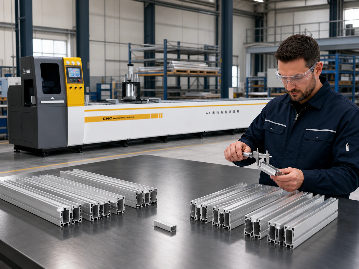 Verify material saving after zero-tail aluminum cutting