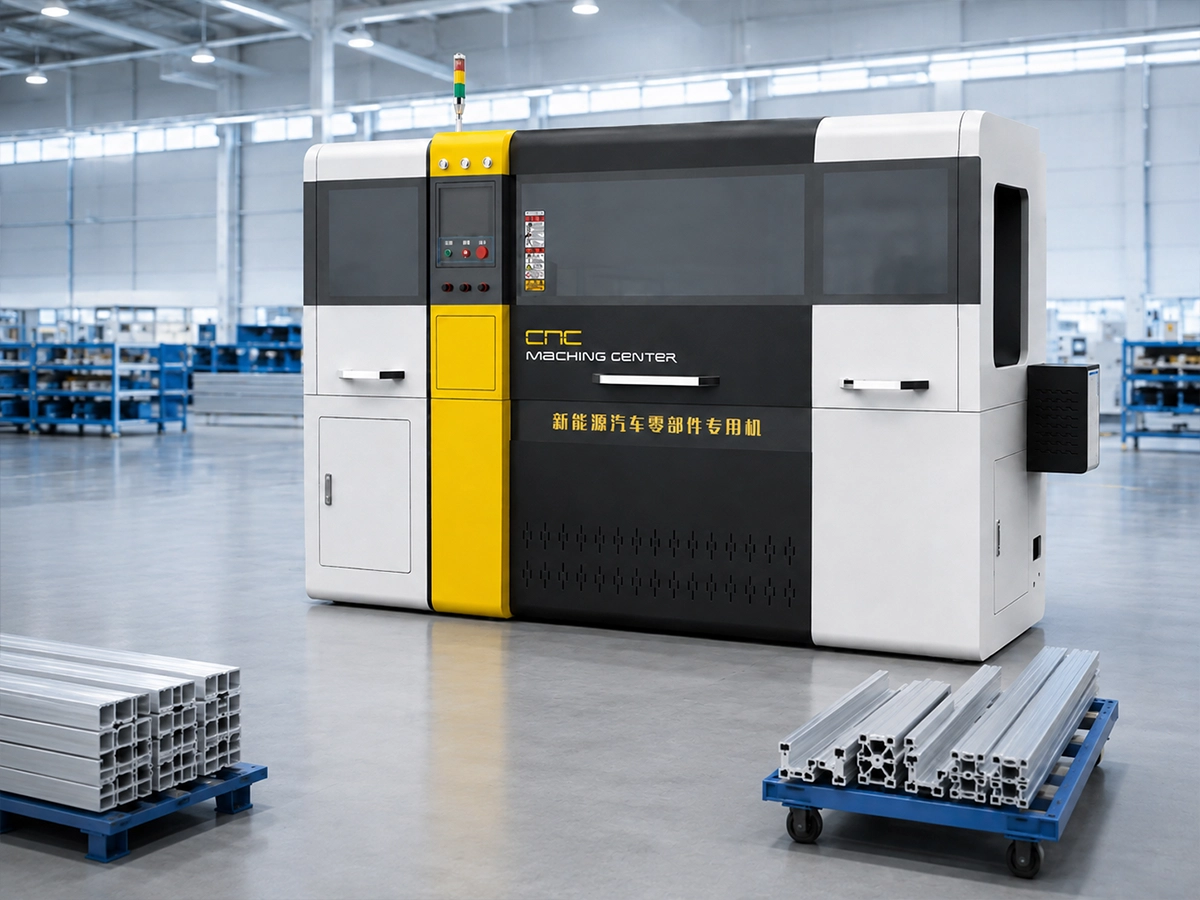 JR-650CNC Automatic Aluminum Cutting System | JiurunCut JR-650CNC automatic aluminum cutting machine for repeatable batch production
