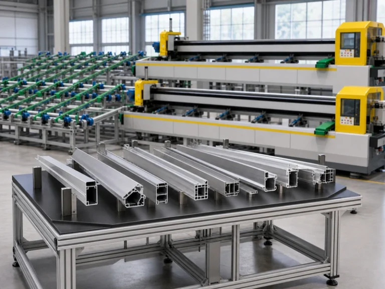 Aluminum Extrusion Cutting Machine application - Automotive aluminum extrusions