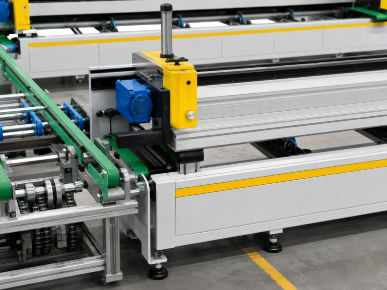 Aluminum Extrusion Cutting Machine - Clamping and Positioning