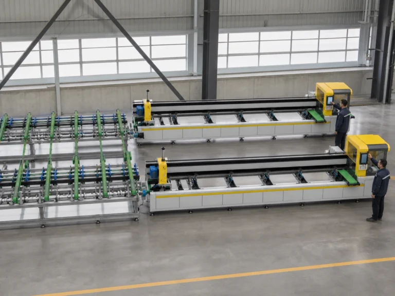 Aluminum Extrusion Cutting Machine - Control Interface and Operation