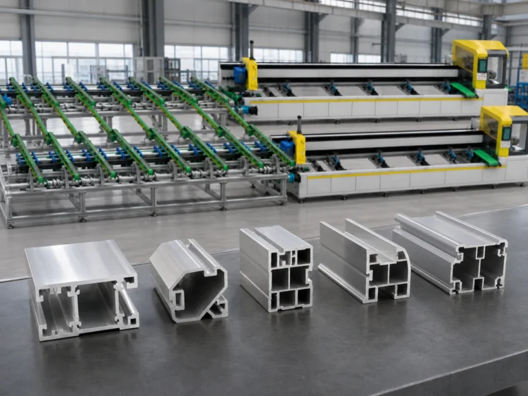 Aluminum Extrusion Cutting Machine - Cut Samples and Surface Quality