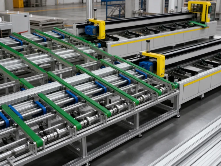 Aluminum Extrusion Cutting Machine - Feeding System