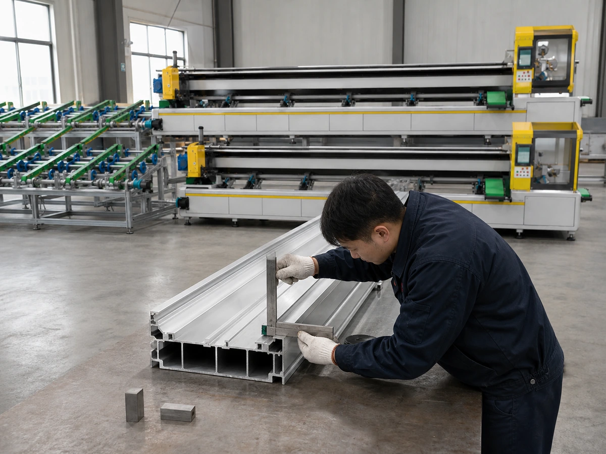Aluminum Extrusion Cutting Machine | Dimensional Inspection and Quality Verification