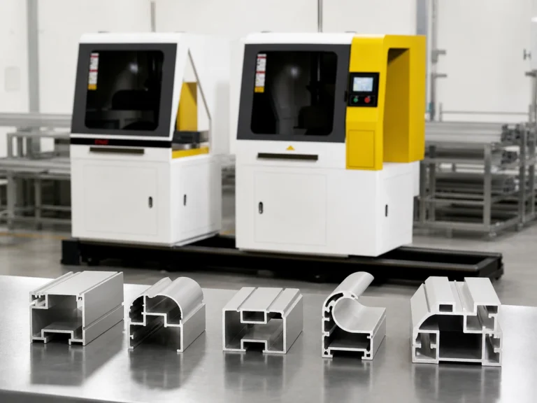 Aluminum Profile Cutting Machine - Cut Samples and Surface Quality