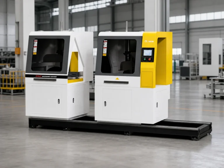 Aluminum Profile Cutting Machine - 45-Degree Machine View
