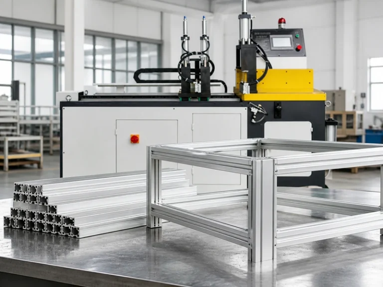 CNC Aluminum Cutting Machine application - Equipment enclosure profiles