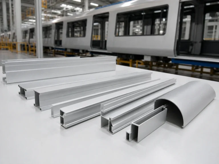 CNC Aluminum Cutting Machine application - Rail transit aluminum parts