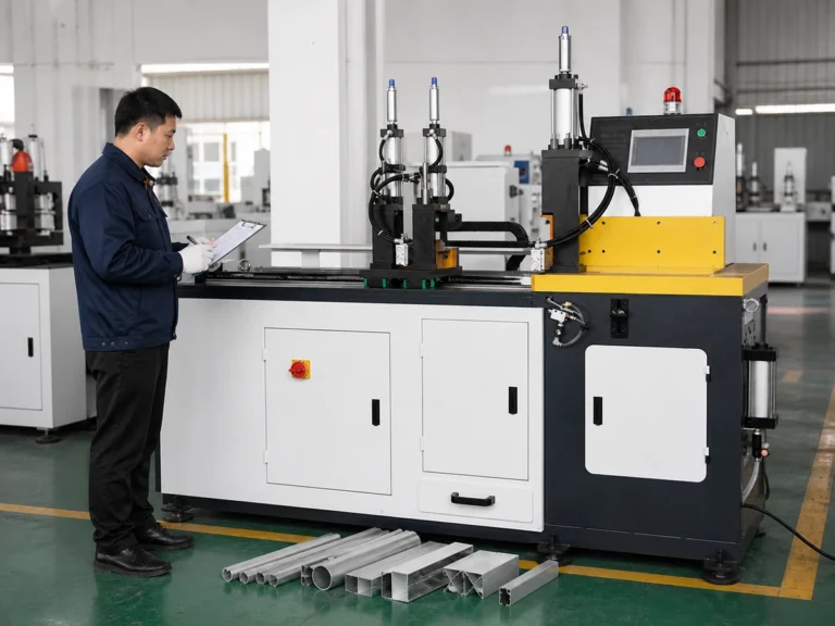 CNC Aluminum Cutting Machine - Factory Testing and Delivery