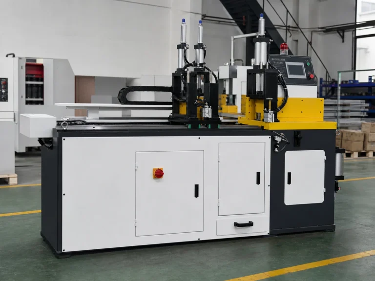 CNC Aluminum Cutting Machine - 45-Degree Machine View