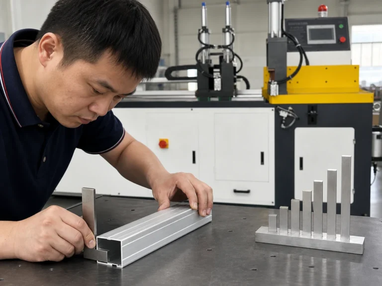 CNC Aluminum Cutting Machine - Dimensional Inspection and Quality Verification