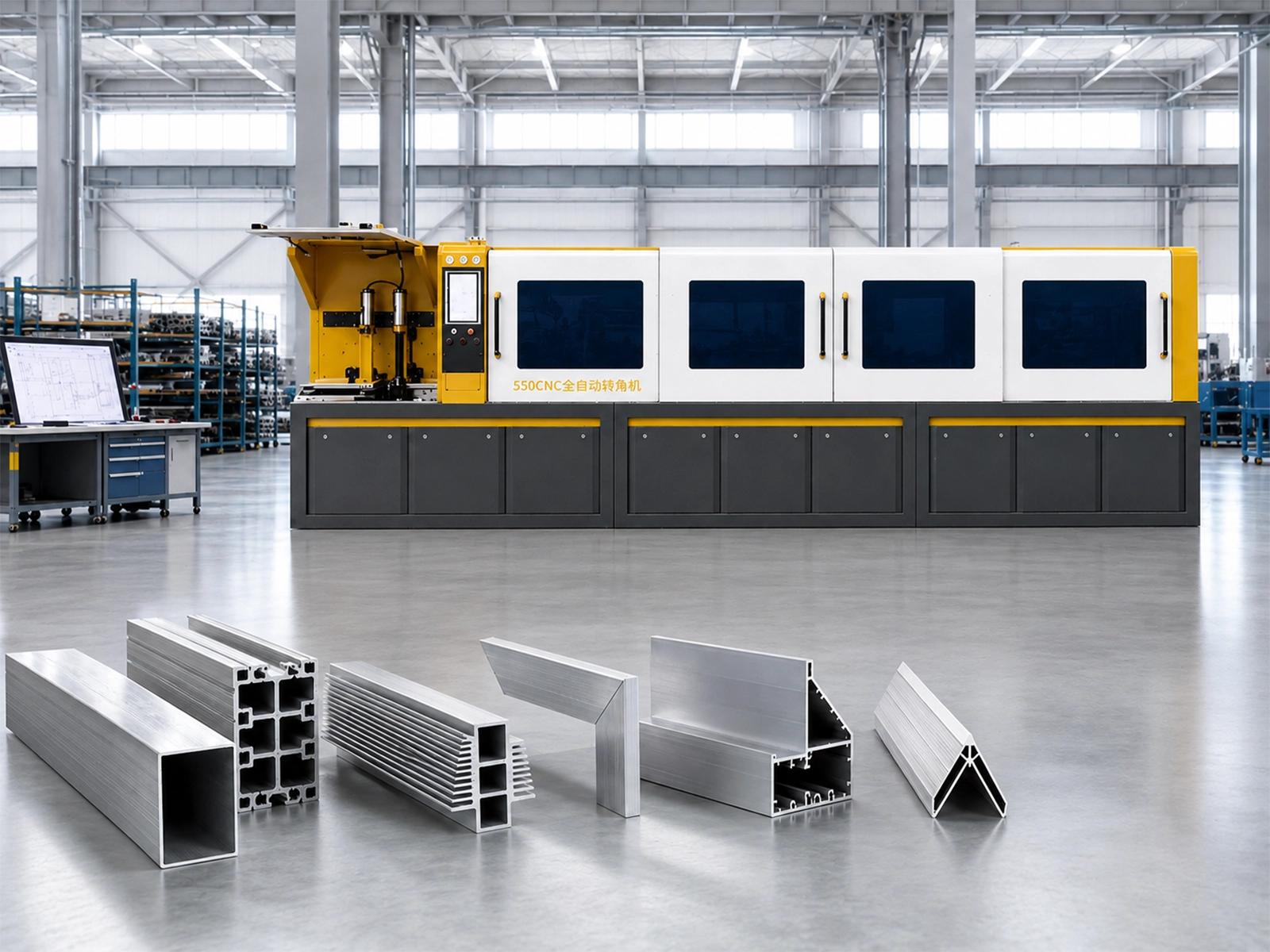 JiurunCut industrial aluminum cutting machine for aluminum profile engineering review