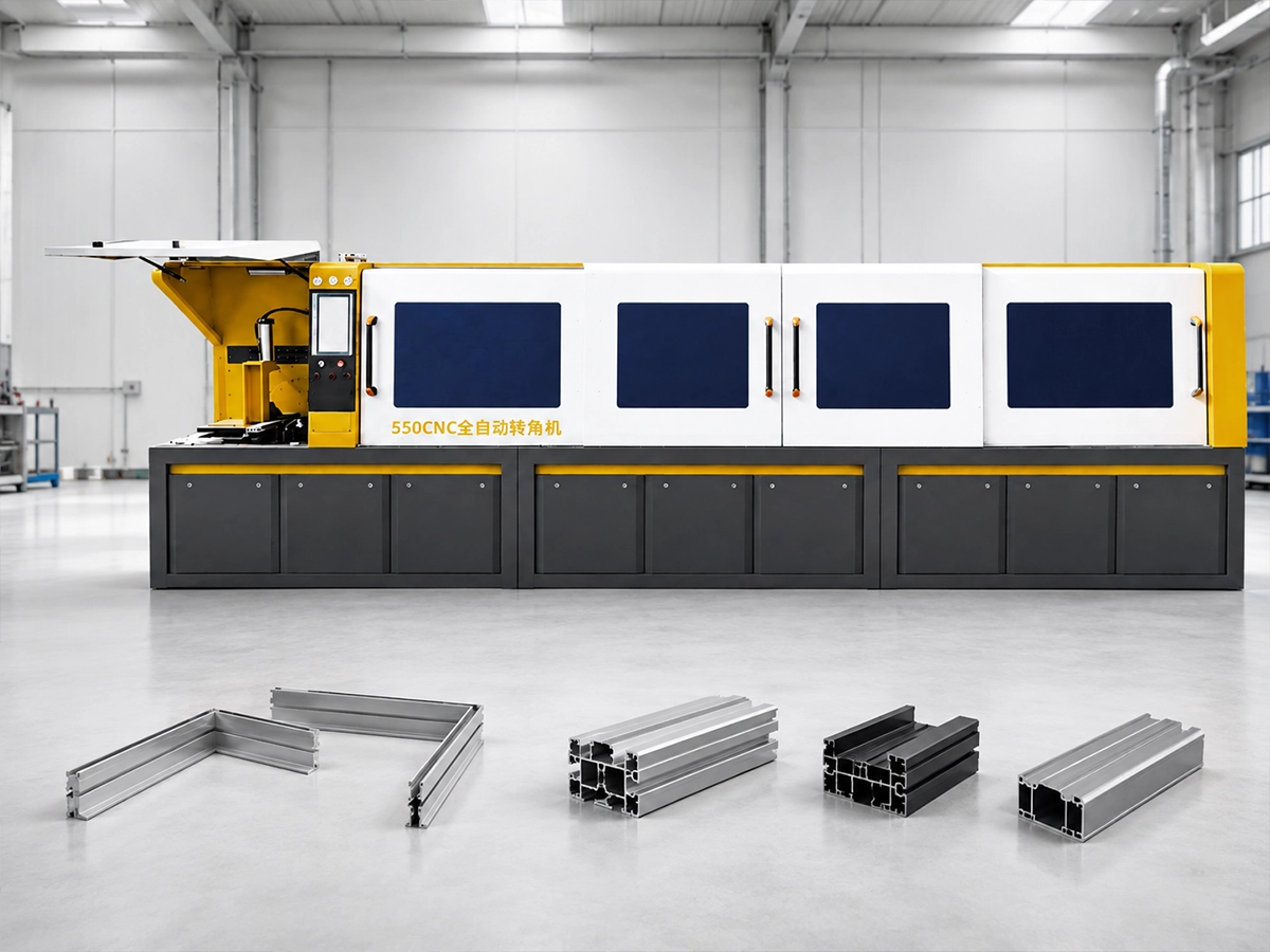 JR-550CNC-CORNER automatic multi-angle aluminum corner cutting machine