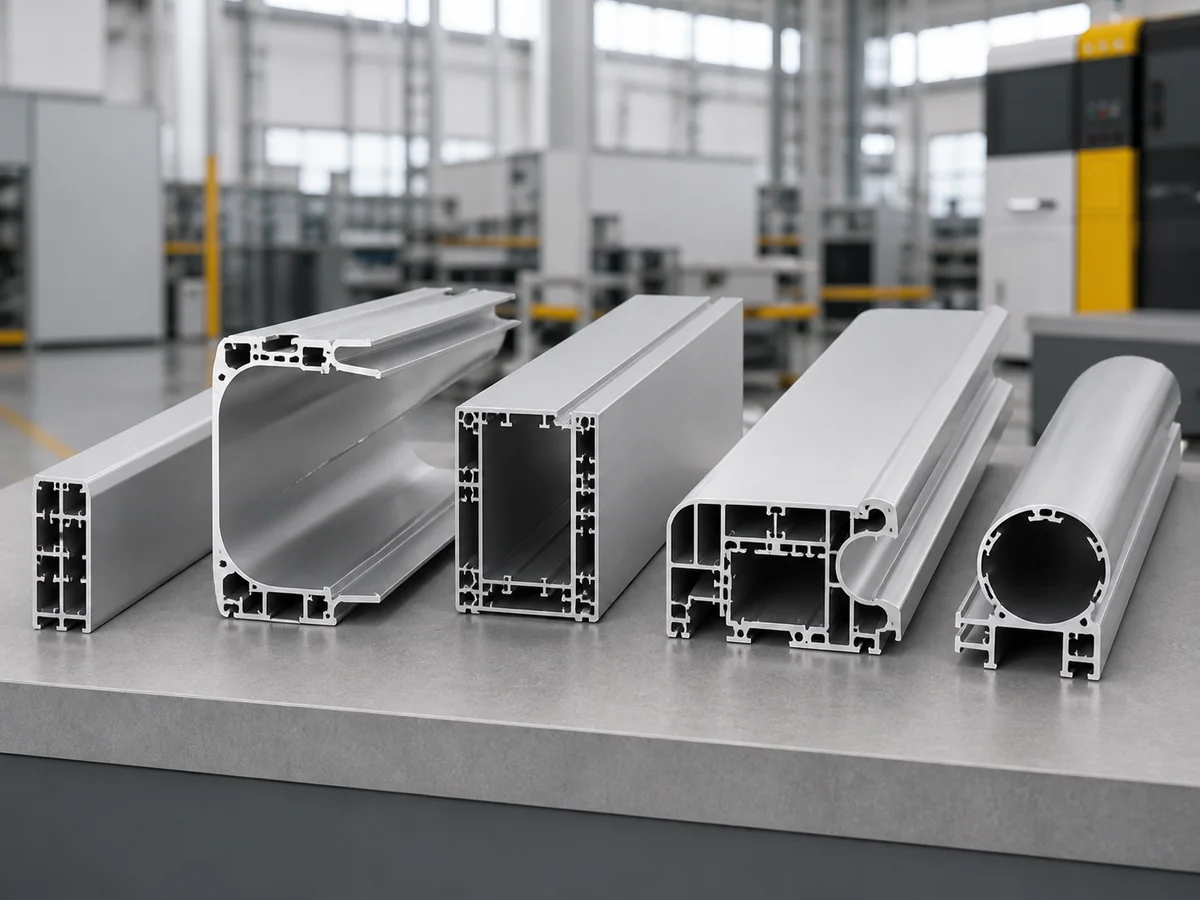 Large aluminum extrusion sections for new energy vehicle component cutting applications