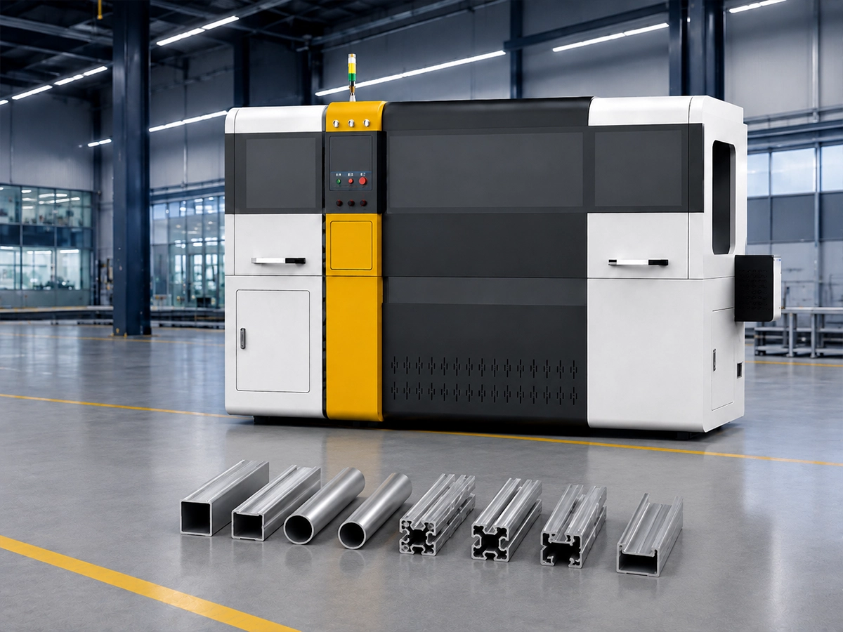Jiurun automatic aluminum cutting machine for repeatable batch profile production