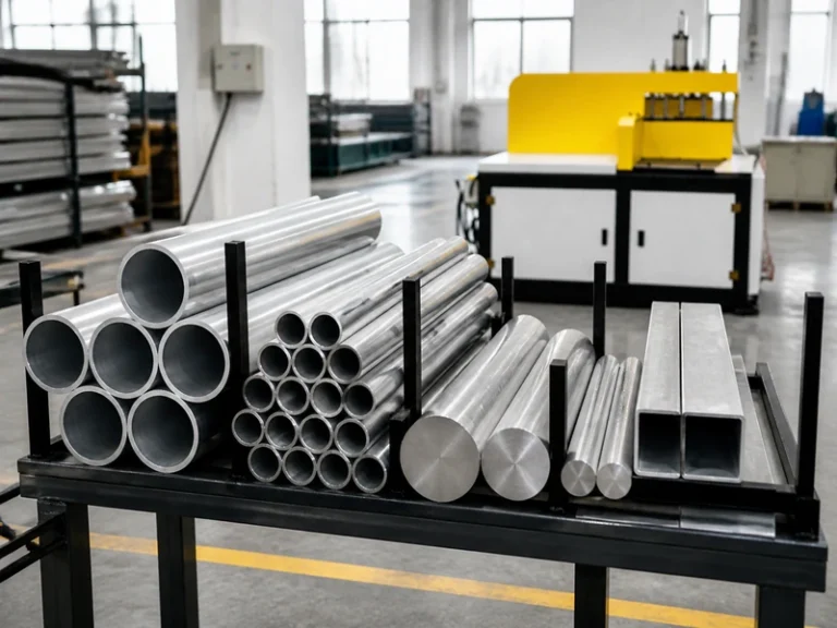 Semi-Automatic Aluminum Cutting Machine application - Aluminum tube and bar