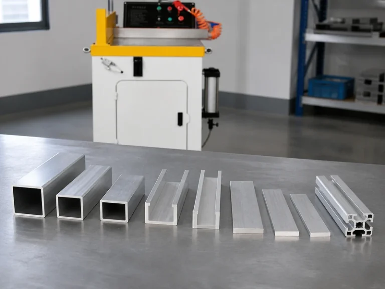 Semi-Automatic Aluminum Cutting Machine application - Custom short-run parts