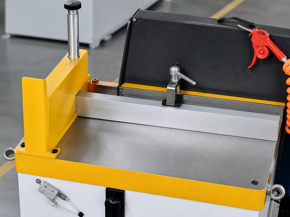 Semi-Automatic Aluminum Cutting Machine | Clamping and Positioning