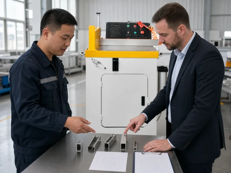 Semi-Automatic Aluminum Cutting Machine - Sample Review and Inquiry