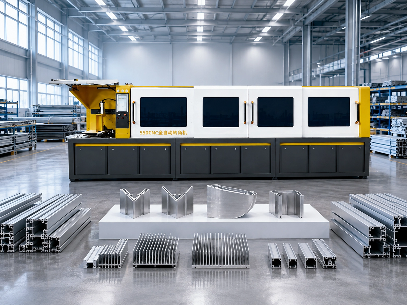 JiurunCut industrial aluminum cutting solution for precision aluminum profiles