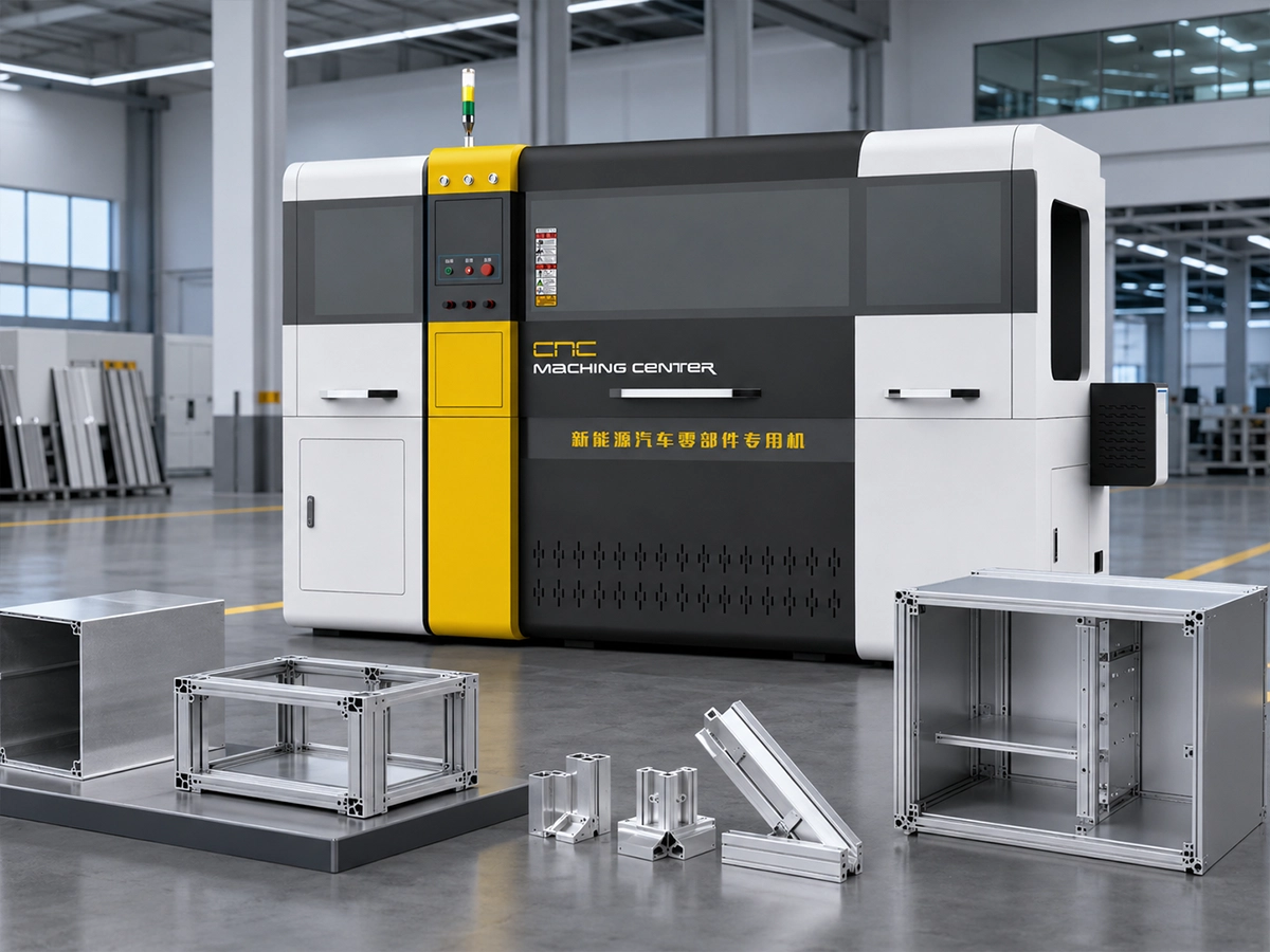 Aluminum cutting solution for energy storage enclosure profiles