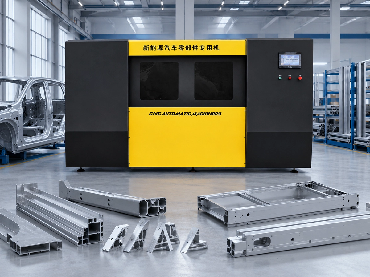 Aluminum cutting machine for new energy vehicle structural profiles