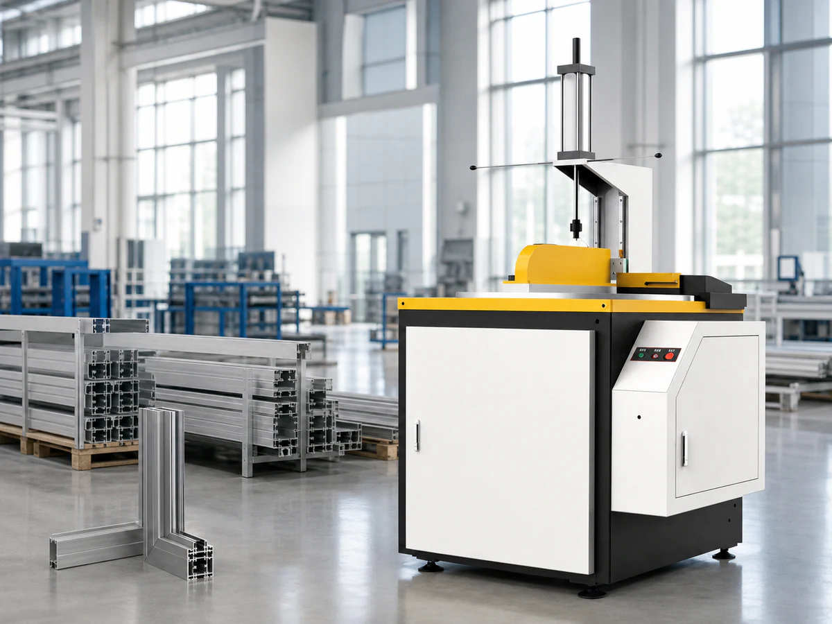 Jiurun JR-550Q for curtain wall and architectural aluminum profile cutting
