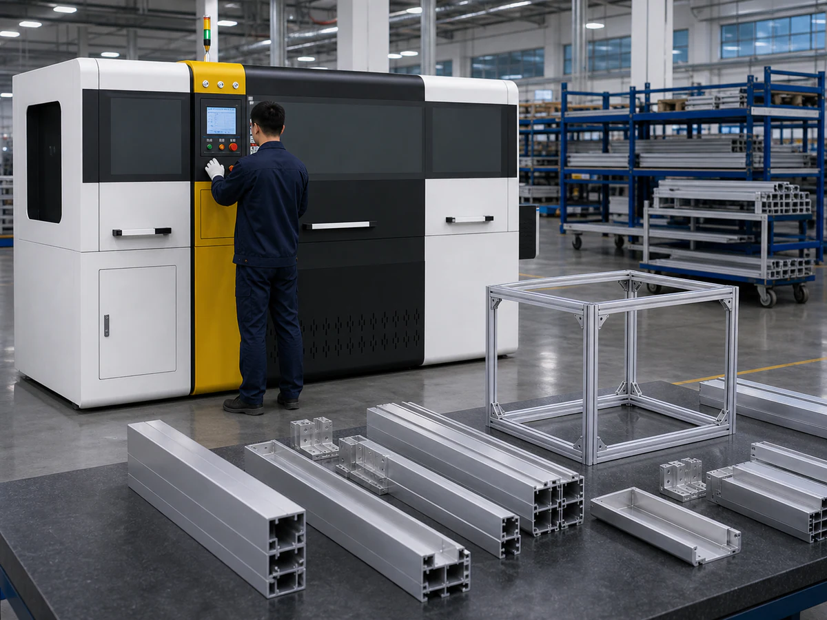 Automatic cutting setup for recurring energy storage profile production