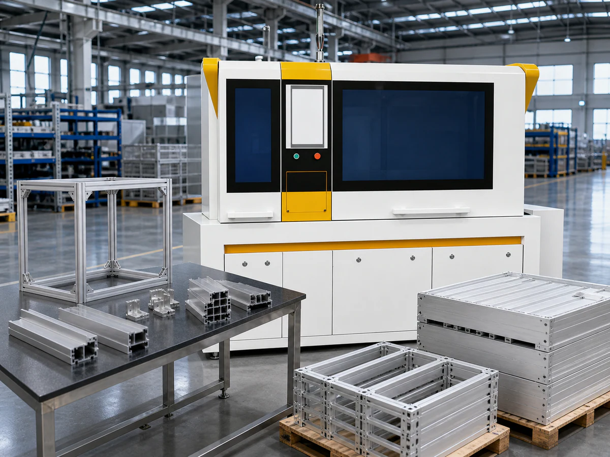 JR-510CNC-3A-1S machine direction for energy storage frame profiles
