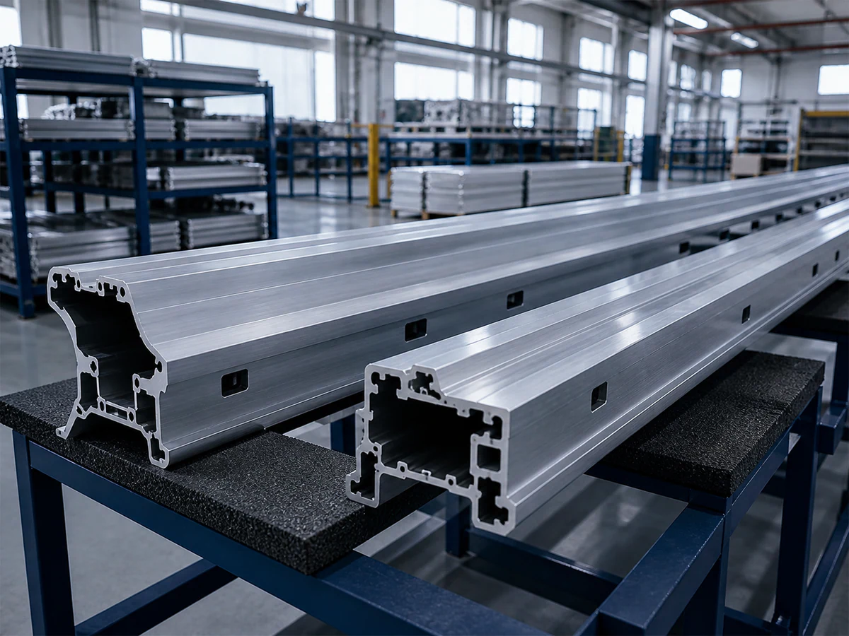 EV threshold beam aluminum profiles for section-specific support review