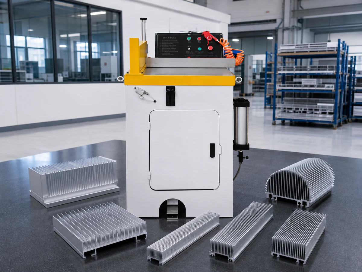 Jiurun JR-455Q for aluminum heat sink profile cutting