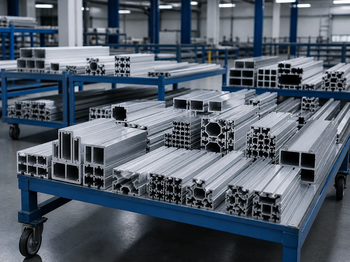 Mixed-length industrial profile batches