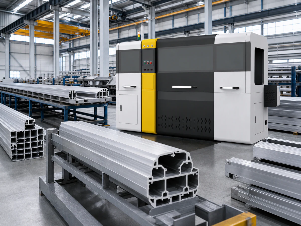 Jiurun JR-650CNC-3A-1S for long large-section rail transit aluminum profiles
