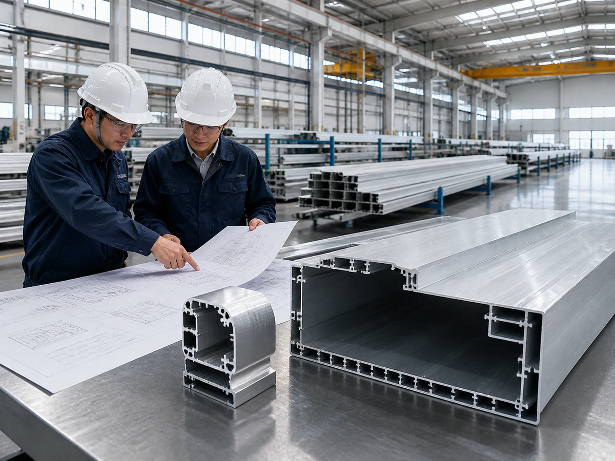 Rail transit aluminum profile drawing and cutting requirements reviewed by engineers