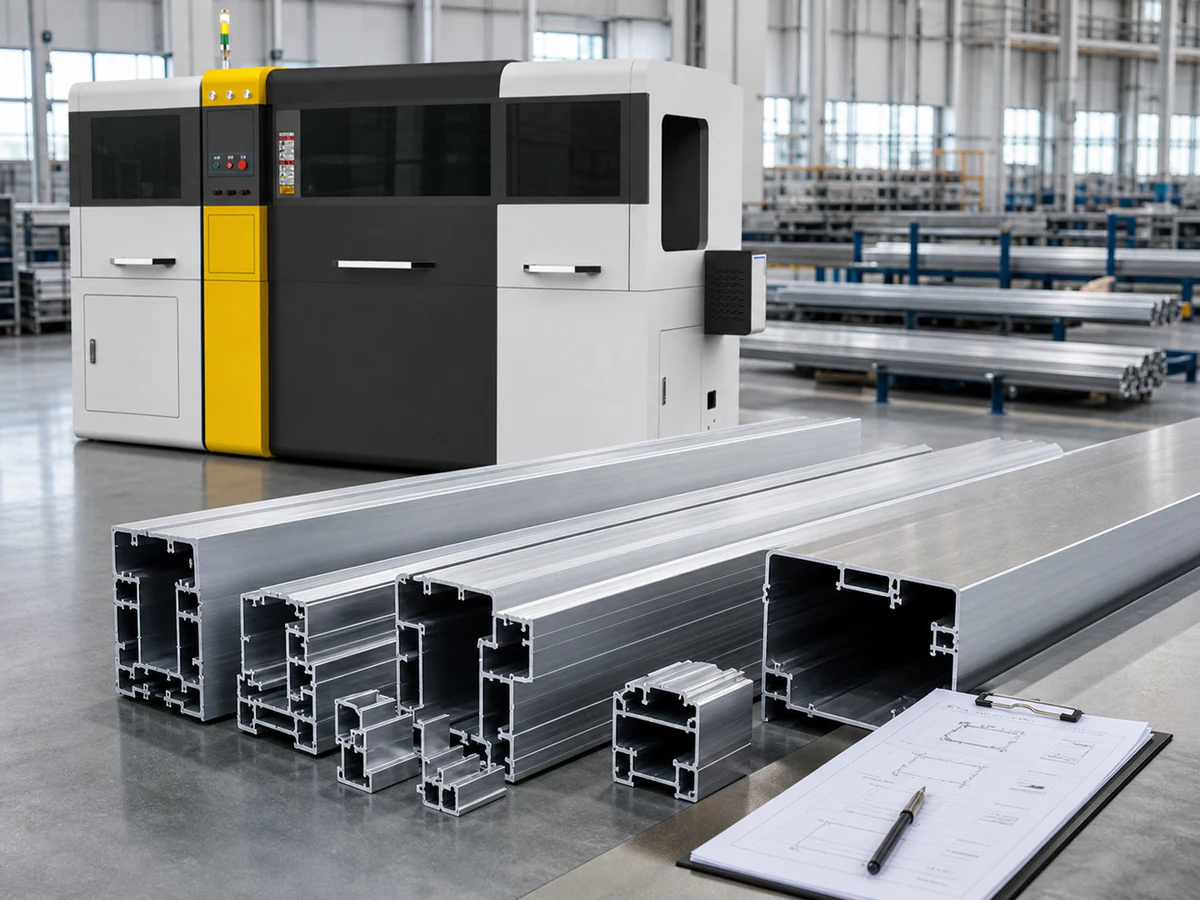 Rail transit aluminum cutting samples reviewed before production approval