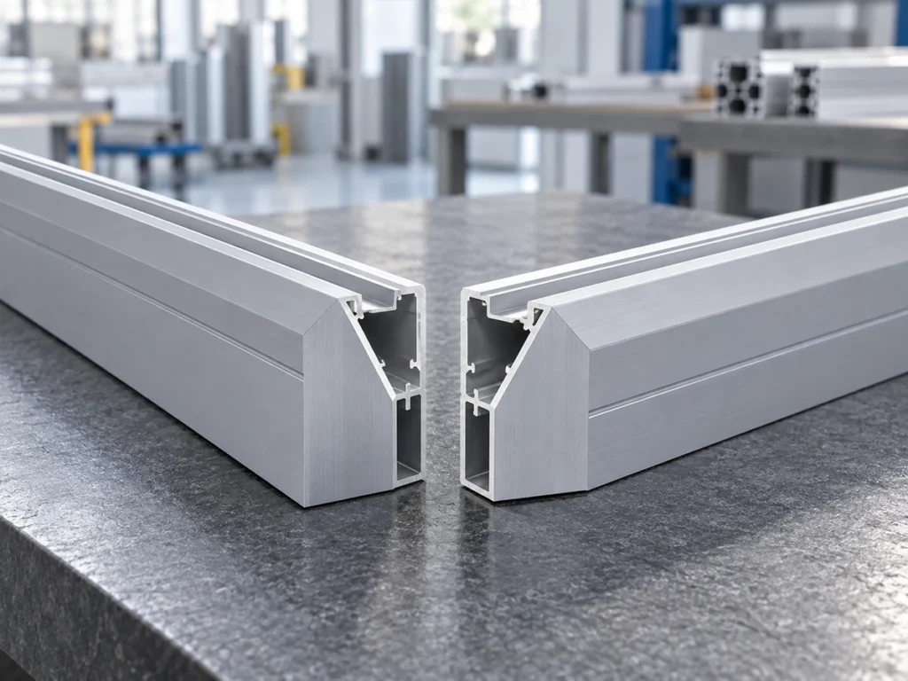 Aluminum corner pieces for a 4043 vs 5356 joining brief