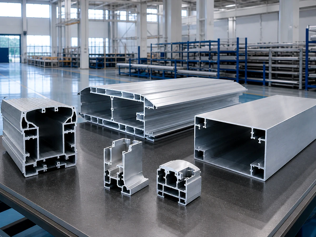Illustrative separate extrusion section families for individual assessment