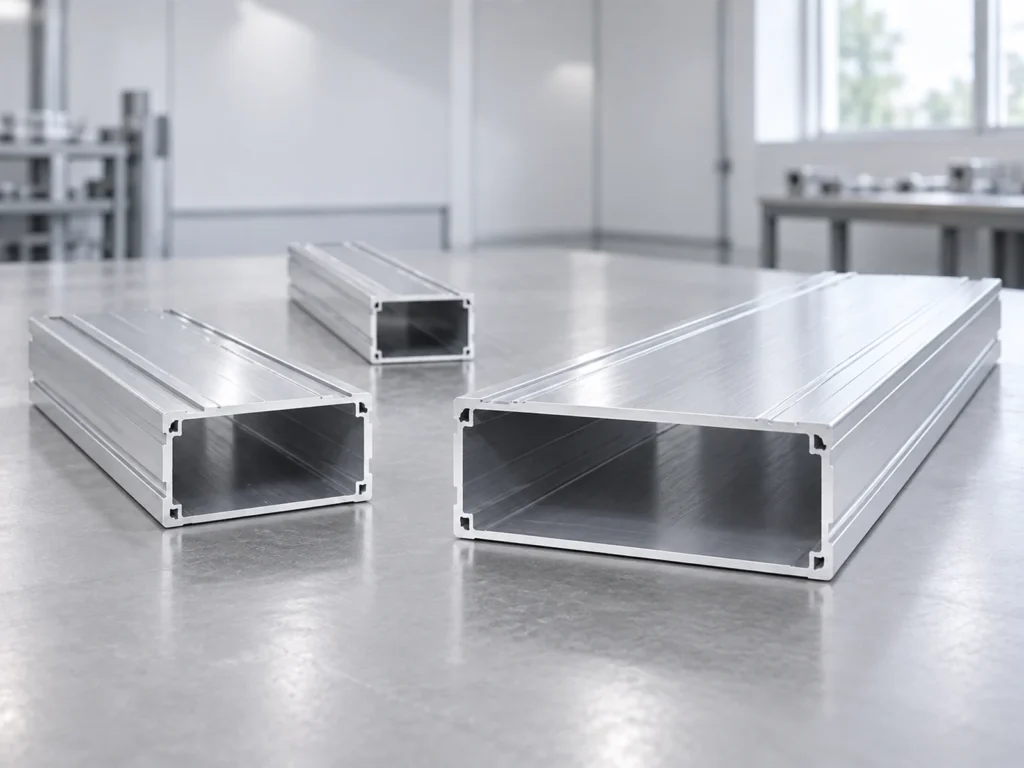 6061 vs 6063 aluminum cutting review context with rectangular tube sections