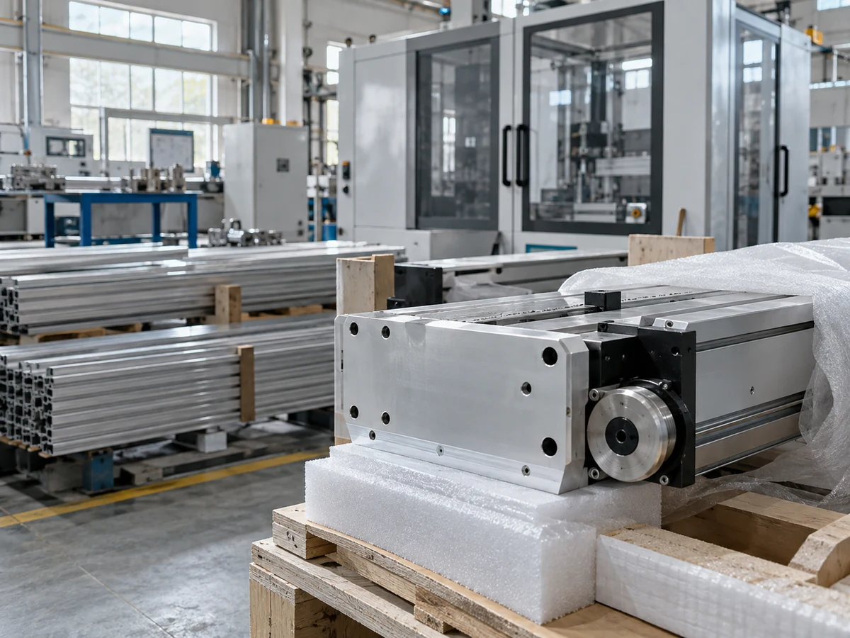Illustrative wrapped assembly for matching aluminum saw shipping insurance goods descriptions